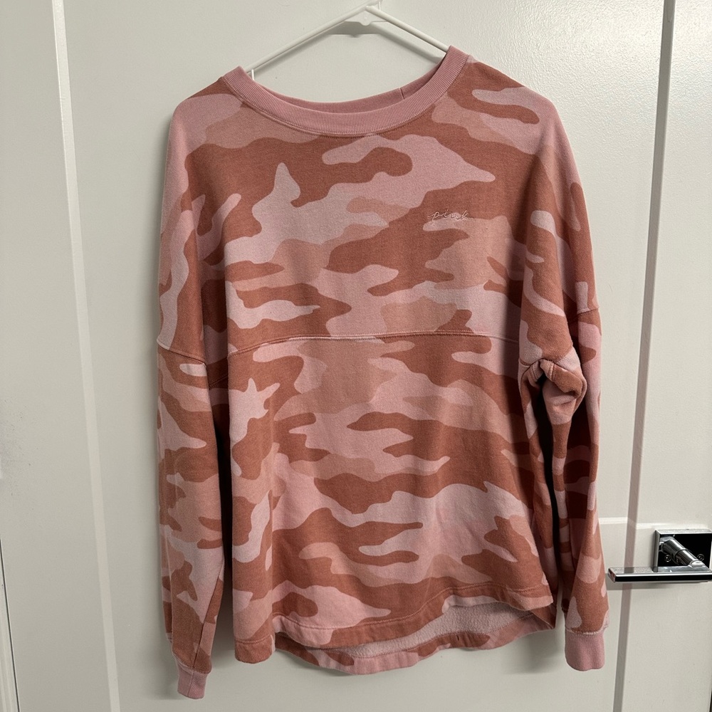 PINK camo sweatshirt